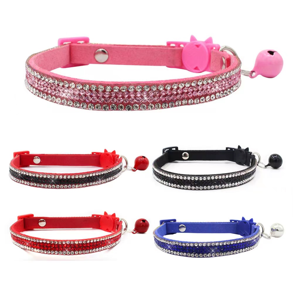 Rhinestone pet collar