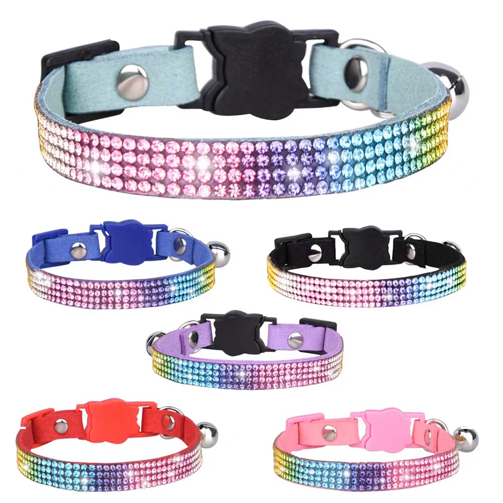 Rhinestone pet collar